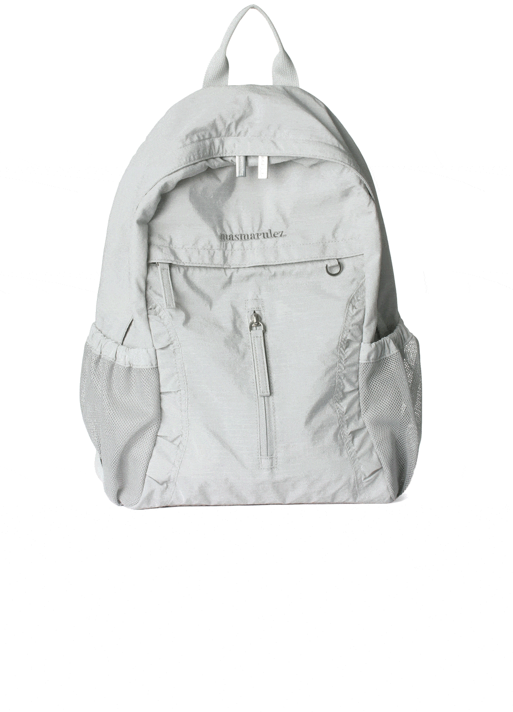CURVED SHIRRING BACKPACK - 3 COLORS GREY