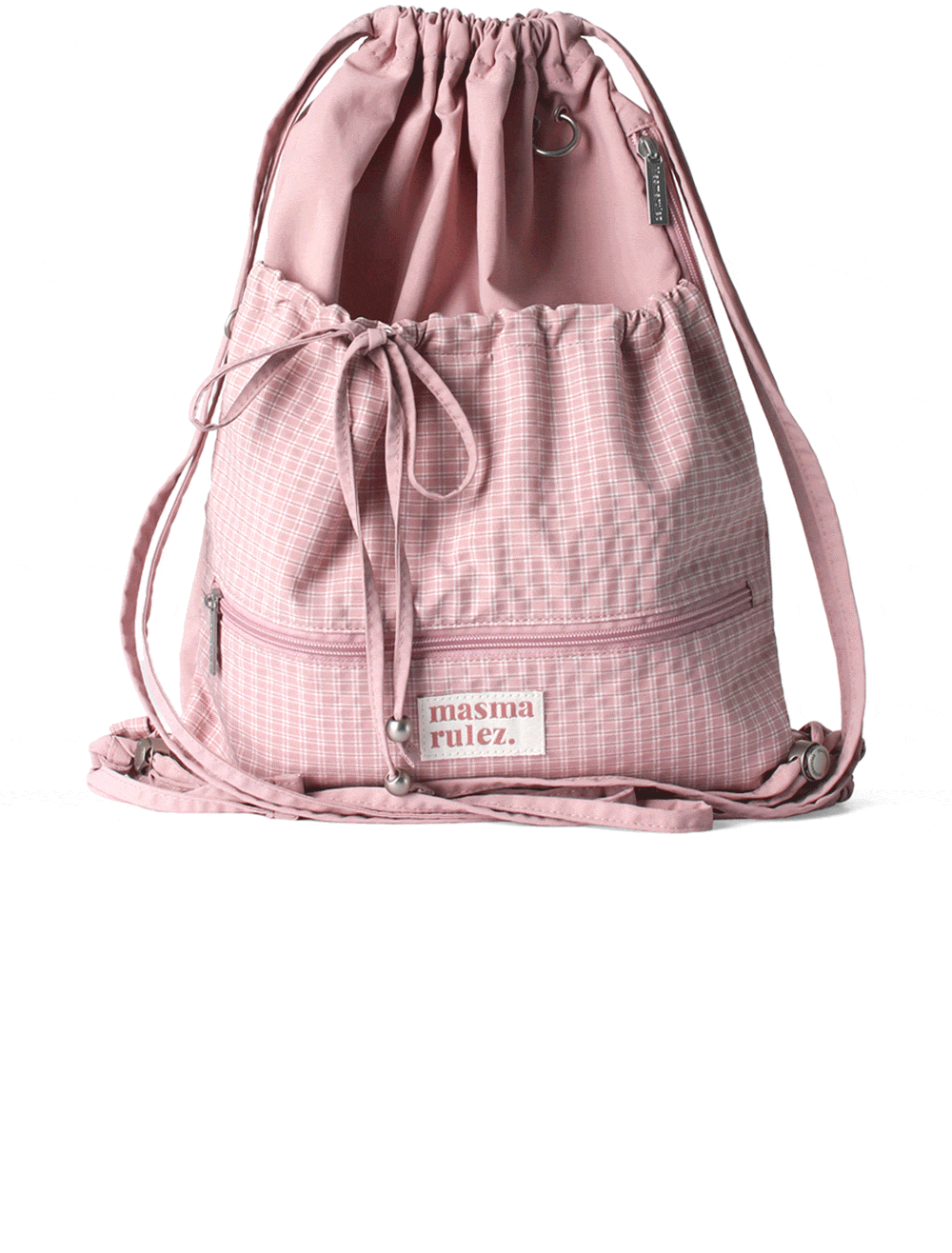 RIBBON GYM SACK - 4 COLORS PINK