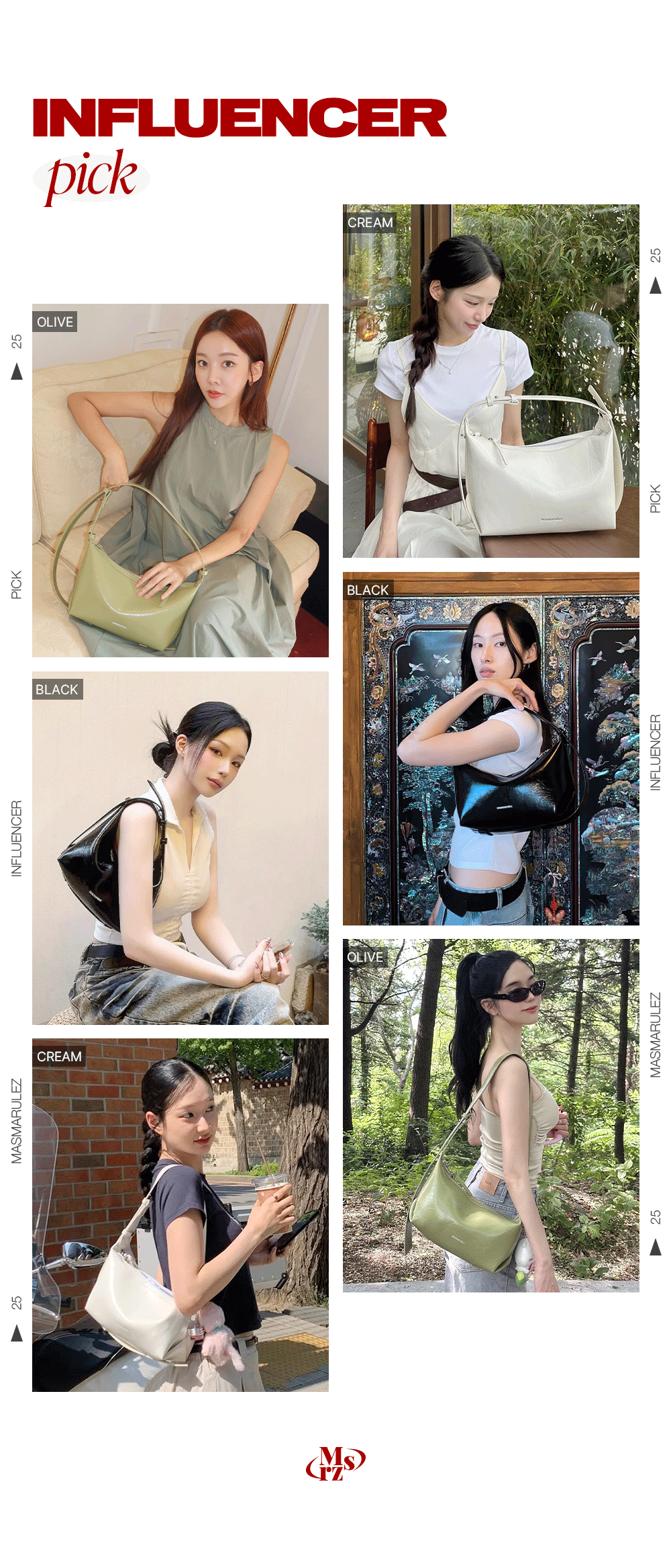 MUSINSA | MASMARULEZ 3way belted mini hobo bag _ Black